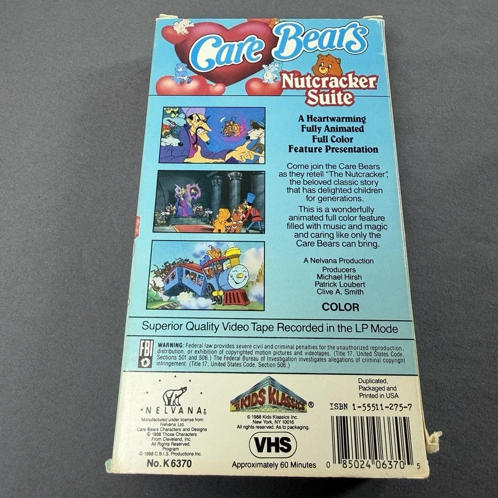Care Bears Nutcracker Suite VHS Video Tape 1988 Vintage - Picture 2 of 3